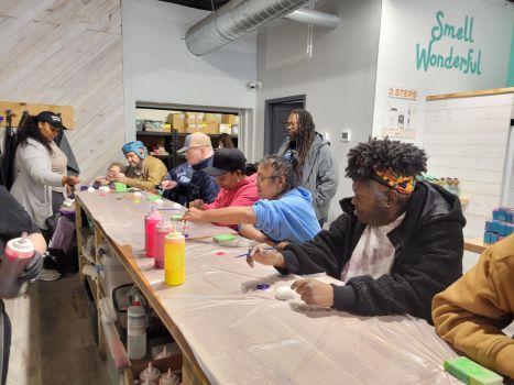 Helen R. Tucker Adult Developmental Center Goes to Buff City Soap