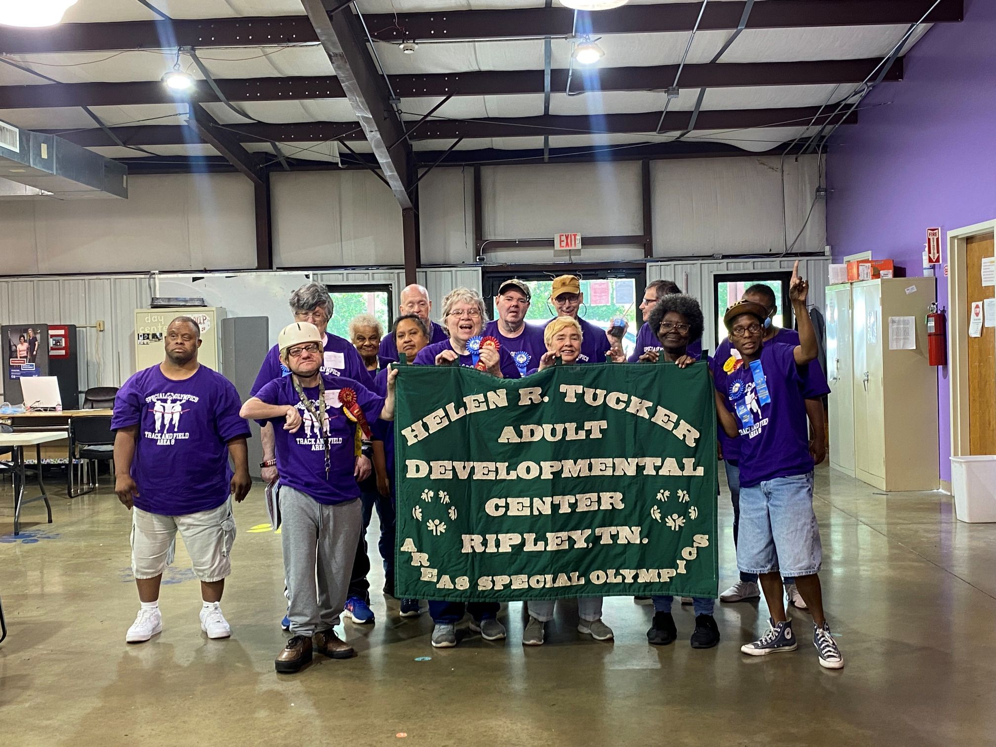 Helen R. Tucker Adult Developmental Center Goes to the Special Olympics
